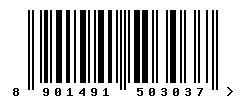 EAN barcode 8901491503037