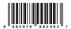 EAN barcode number 8902979002493