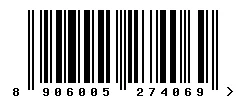 8906005274069 barcode