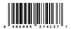 8906005274137 barcode