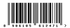 EAN barcode number 8906105612471