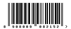 EAN barcode number 8908009082152