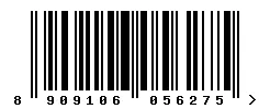 8909106056275 barcode
