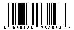 EAN barcode 8936183732563
