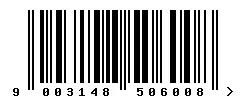 EAN barcode 9003148506008