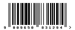 9009650831294 barcode