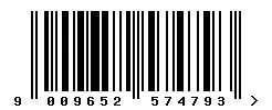 EAN 9009652574793 barcode image