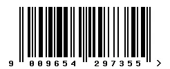 EAN 9009654297355 barcode image