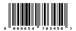 EAN barcode 9009654703450