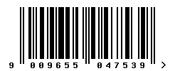 9009655047539 barcode