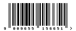 EAN 9009655156651 barcode image