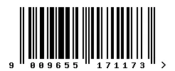 EAN 9009655171173 barcode image