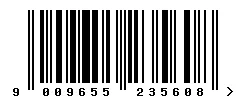 EAN barcode 9009655235608