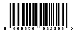 EAN 9009656022306 barcode image