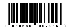 EAN 9009656097106 barcode image