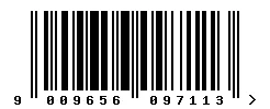 EAN 9009656097113 barcode image