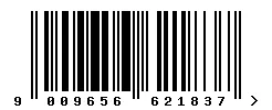 EAN barcode 9009656621837