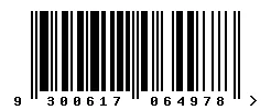 EAN barcode 9300617064978