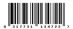 9317731134722 barcode