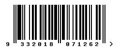 9332018071262 barcode