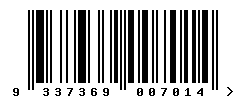 upc 9337369007014 barcode image
