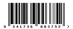 upc 9341736003752 barcode image