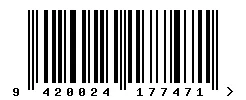 EAN 9420024177471 barcode image