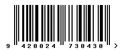 EAN barcode 9420024730430