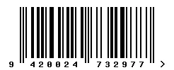 EAN barcode 9420024732977