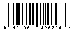 EAN barcode 9421901826796