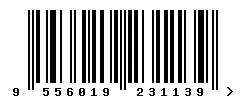 EAN barcode 9556019231139