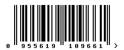 EAN barcode 955619109661