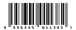 9556345011382 barcode