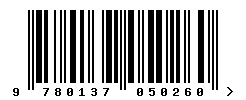 EAN barcode number 9780137050260