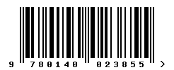 EAN barcode number 9780140023855