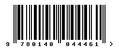 EAN barcode number 9780140044461