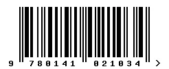 ISBN barcode 9780141021034