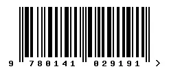 ISBN barcode 9780141029191