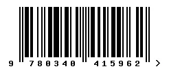 EAN barcode 9780340415962