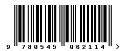 EAN barcode 9780545062114