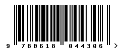 EAN barcode number 9780618044306