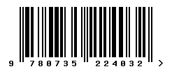 EAN barcode 9780735224032