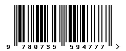 EAN barcode 9780735594777