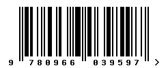 EAN barcode number 9780966039597