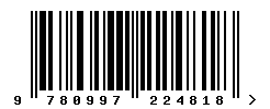 upc 9780997224818 barcode image