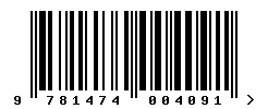 EAN barcode number 9781474004091