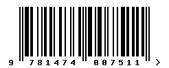 upc 9781474007511 barcode image