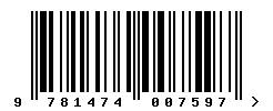 upc 9781474007597 barcode image