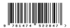 upc 9781474522847 barcode image