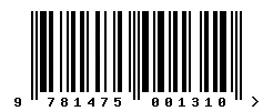 ISBN 9781475001310 barcode image